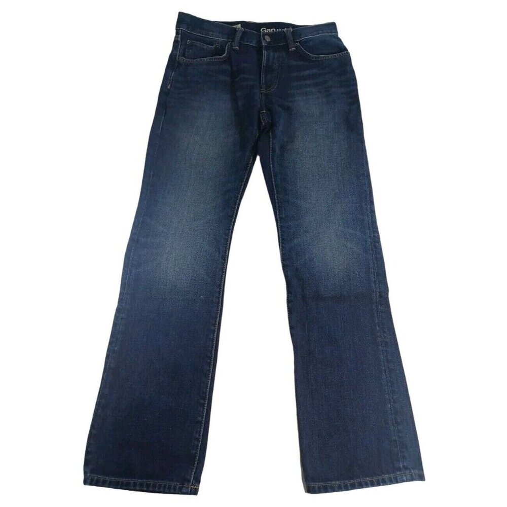 Gap 1969 Straight Leg Mens Jeans Size 30 W30" L30 Medium Dark Denim